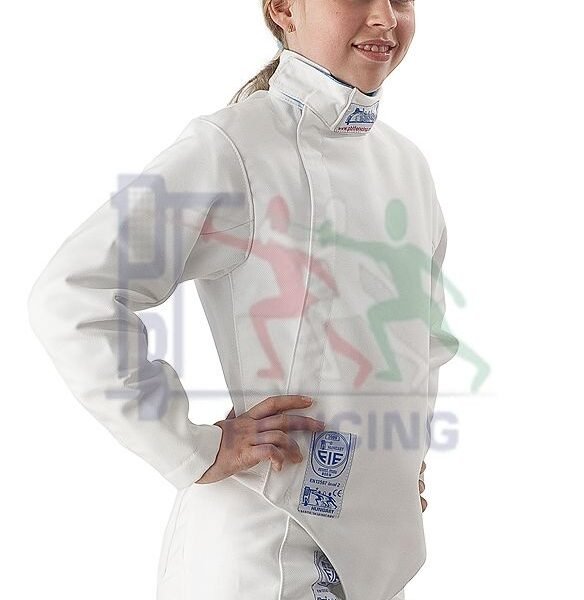 Fencing jacket PBT 350N Elastic material for children