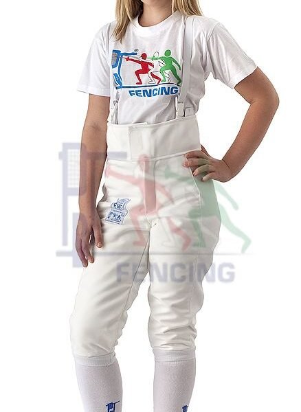 Fencing pants PBT 350N Elastic material for children