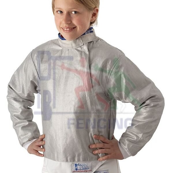 Electric sabre jacket PBT-WHITE INOX,washable for children