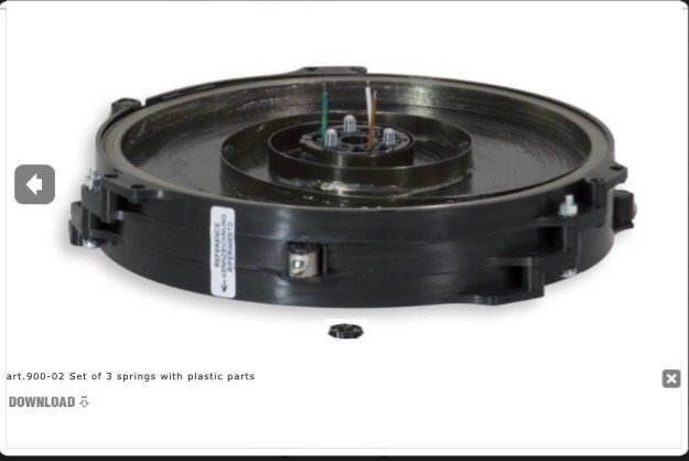 Screenshot Favero Art. 900-02 (spare part) set of 3 springs with plastic parts - Image 1