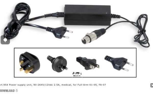 Favero Art. 954 Medical Power Adapter 12V 2.5A